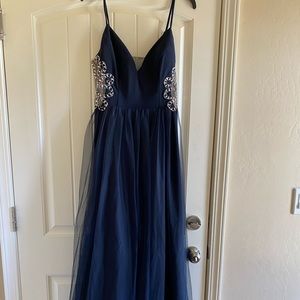 Blue formal dress